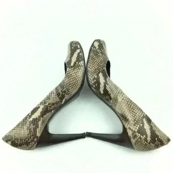 Calvin Klein Heels fionn 8.5 Leather Snake print - Picture 8 of 8